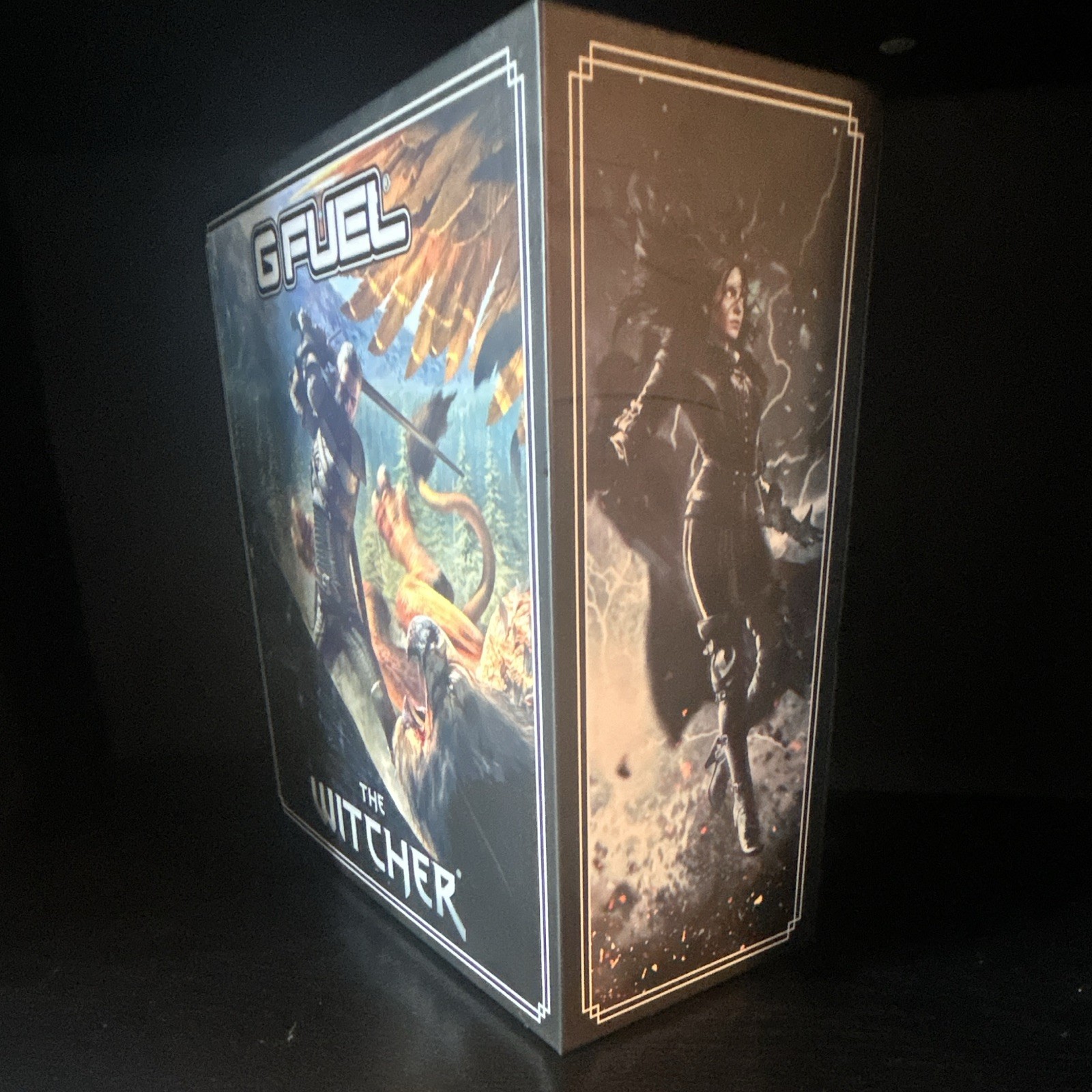 G FUEL The Witcher Tawny Owl Potion Energy Formula Powder Collector Box Set