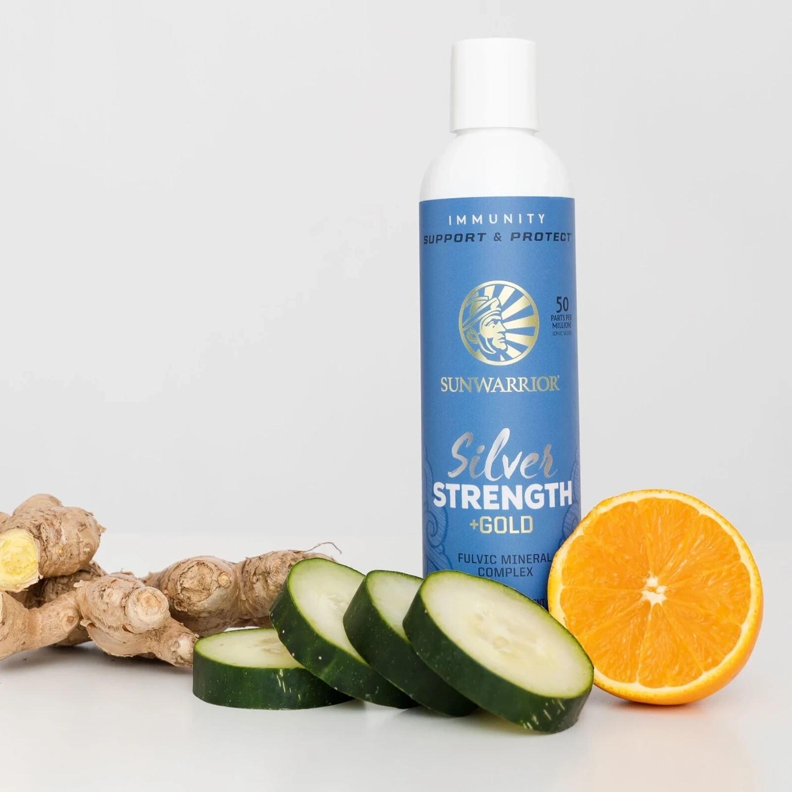Sunwarrior – Silver Strength Gold, Fulvic Mineral Complex, Immune Support – 8 oz