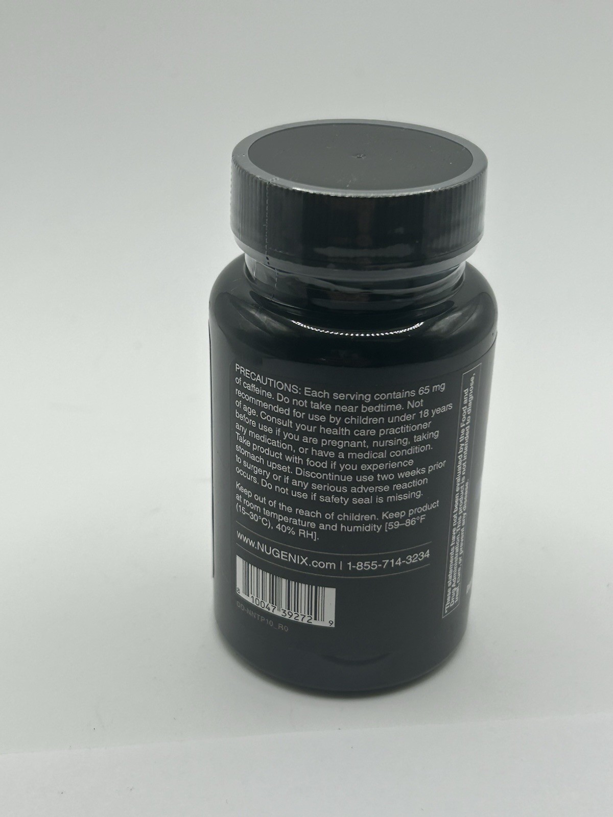 Nugenix Neurozone Mental Performance Formula Alpha-GPC B12 10 Capsules 11/2027