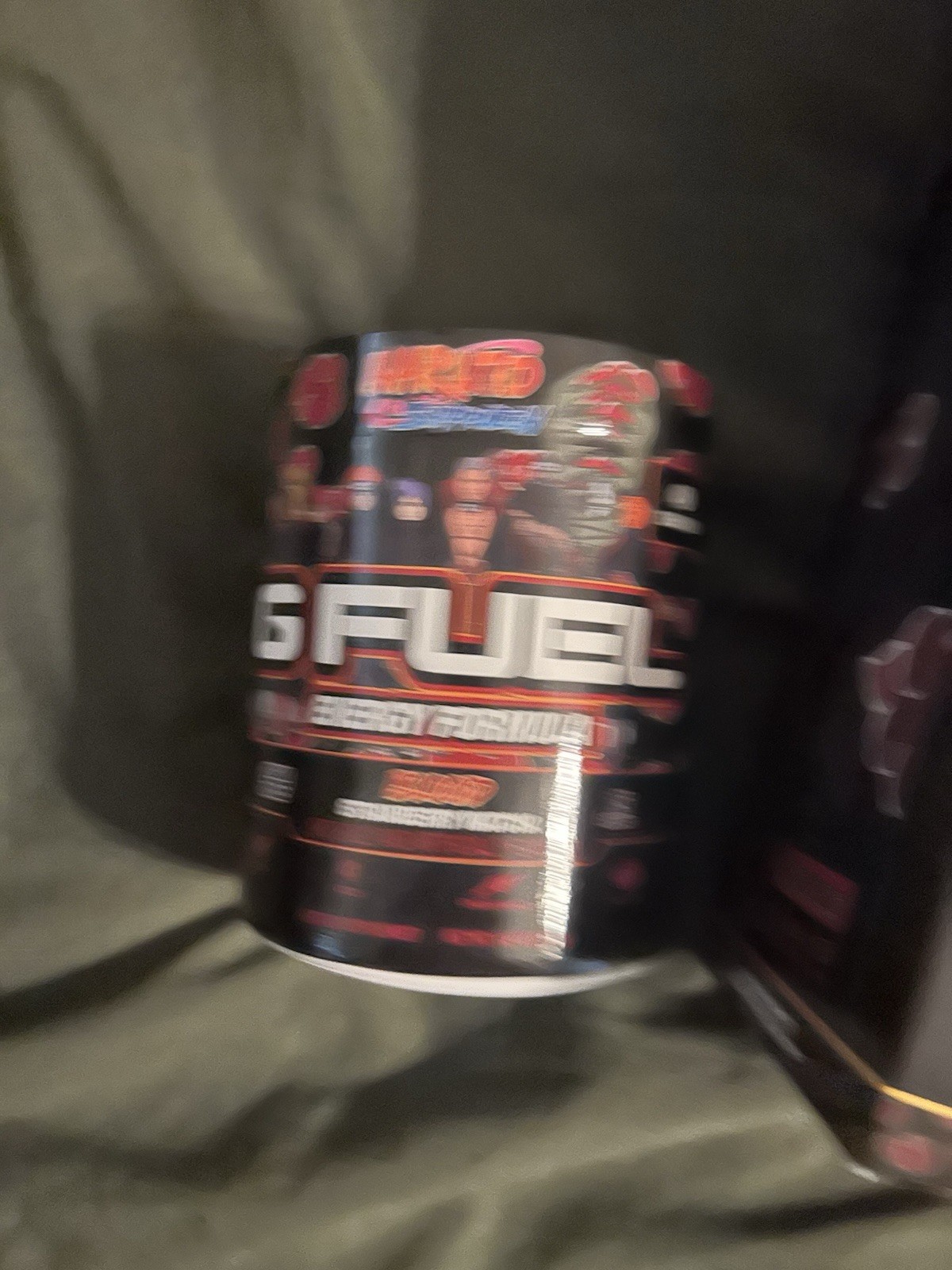 Gfuel Naruto Blood Collector’s Box Shaker + Tub G FUEL