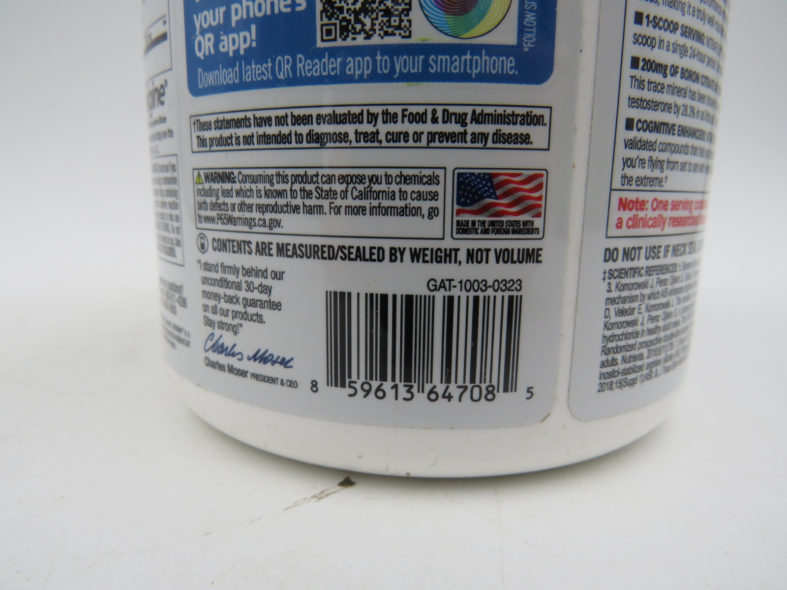 Nitraflex Pre Workout Supplement Blue Raspberry 30 Servings with Nitrosigine