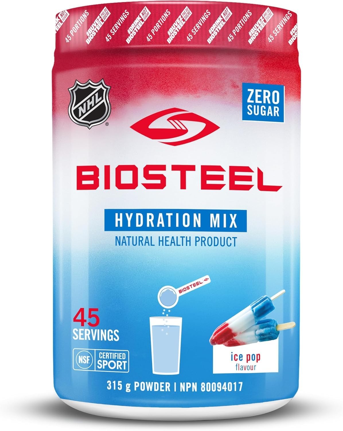 BioSteel Zero Sugar Hydration Mix, Great Tasting with 5 Essential…