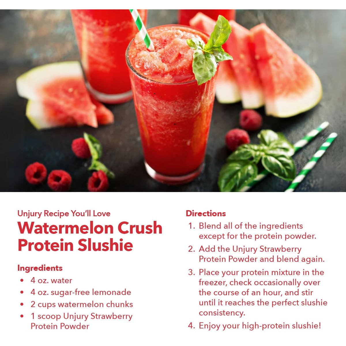 Unjury Whey Protein Powder | Strawberry | 21g 100% Whey Isolate Protein Powde…