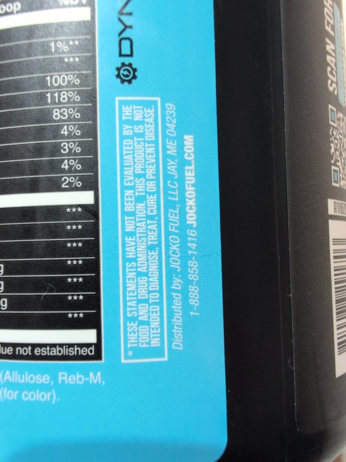 Jocko Fuel Ultimate Pre Workout Powder Blue Raspberry 13.97oz 6/27 FactorySealed