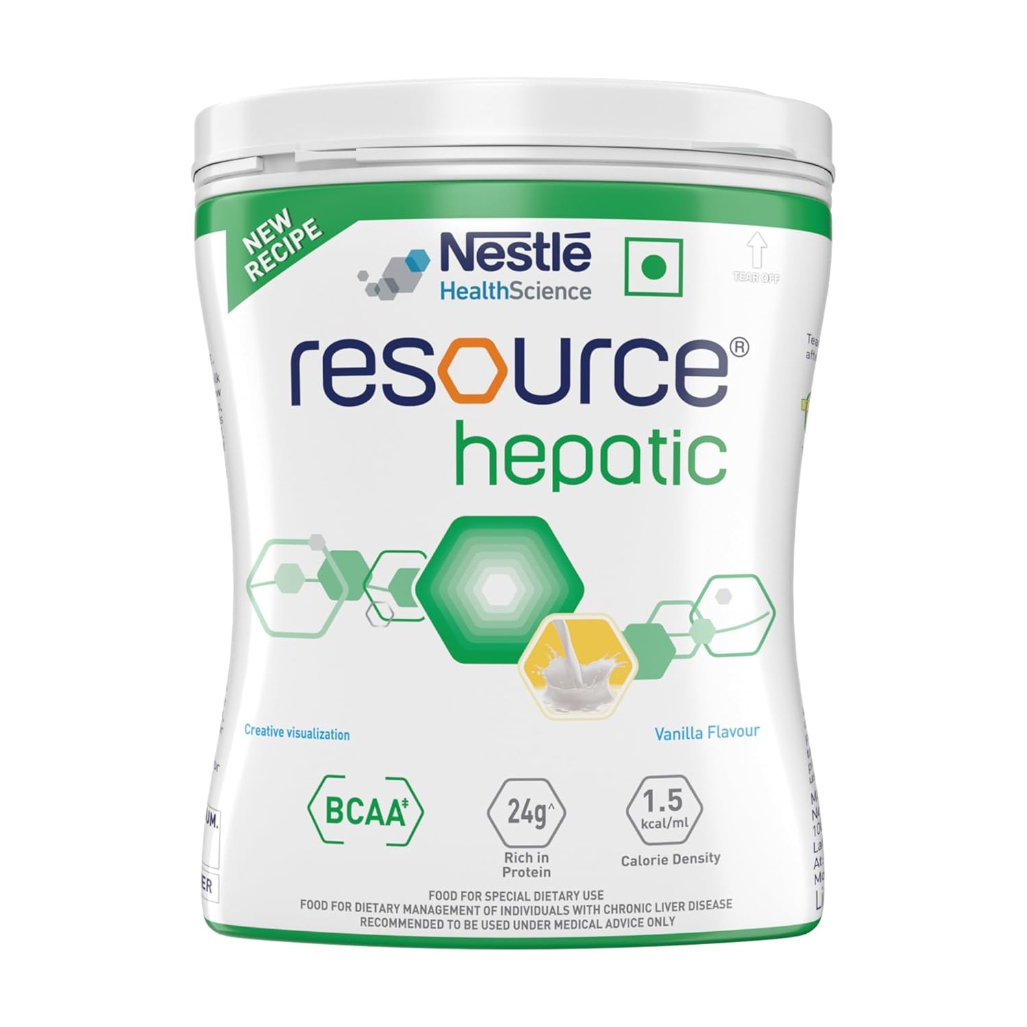 Nestle Resource Hepatic 400gms Jar Pack in Vanilla Flavour