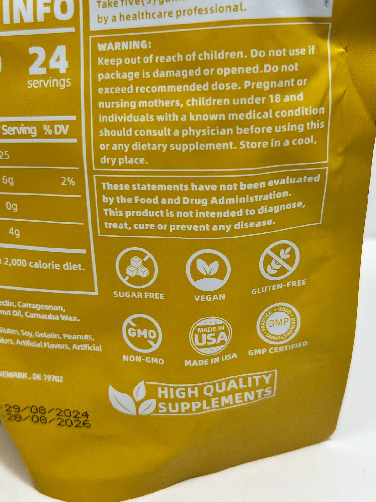 lot of 2 New Mango Razuhu Creatine Monohydrate Gummies for Men & Women