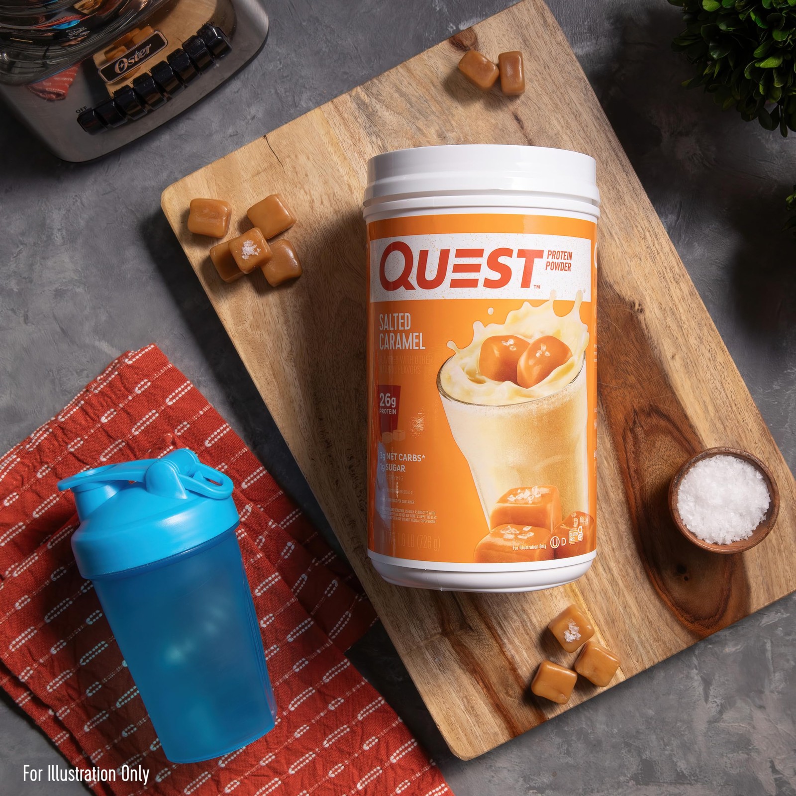 Quest Nutrition Salted Caramel Protein Powder, 26g 1.6 Pound (Pack of 1)
