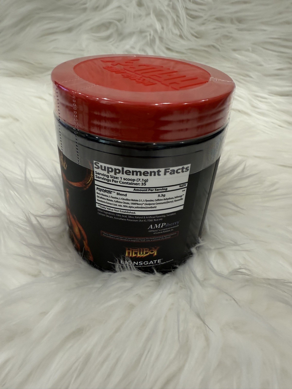 NEW! Insane Labz Hellboy Pre Workout Powder Fruit Punch 35 Servings Energy Focus