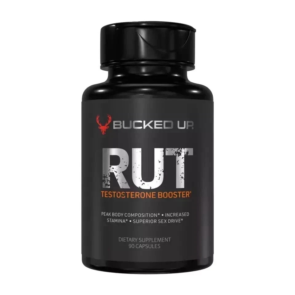 BUCKED UP RUT Testosterone Support Supplement 90 Caps Free Shipping