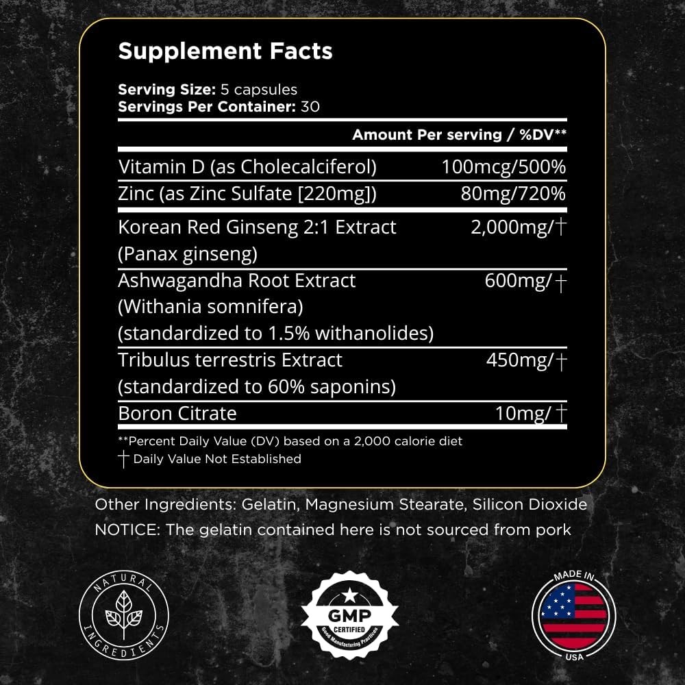 UNALTERED Anabolic Muscle Builder for Men – Growth, Size, Strength – Natural Mus