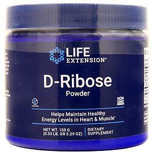Life Extension D-Ribose Powder 150 grams