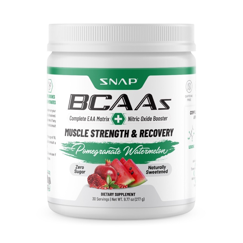 Pomegranate Watermelon BCAA Powder, Muscle Growth & Recovery – Amino Acids