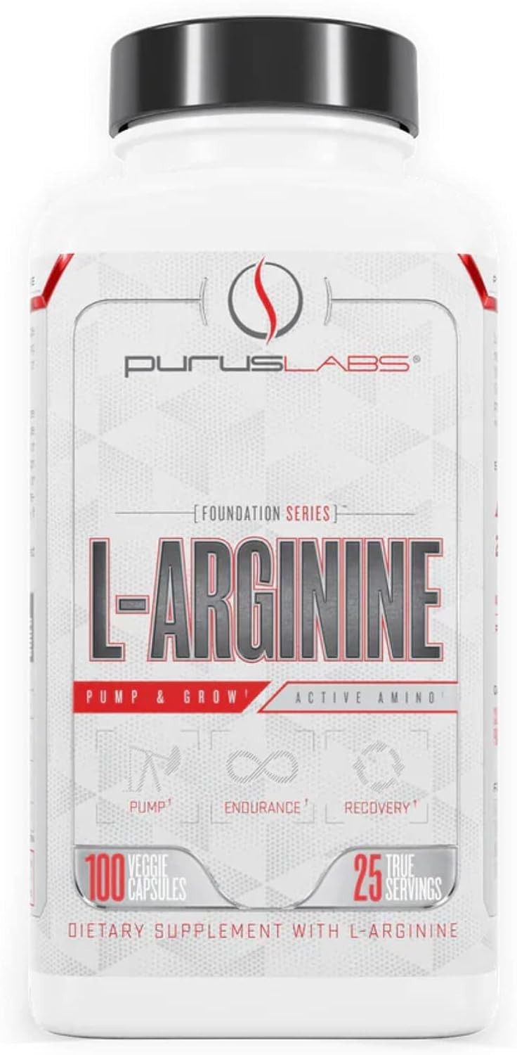 Purus Labs L-Arginine Pump & Grow Active Amino – 100 Capsules