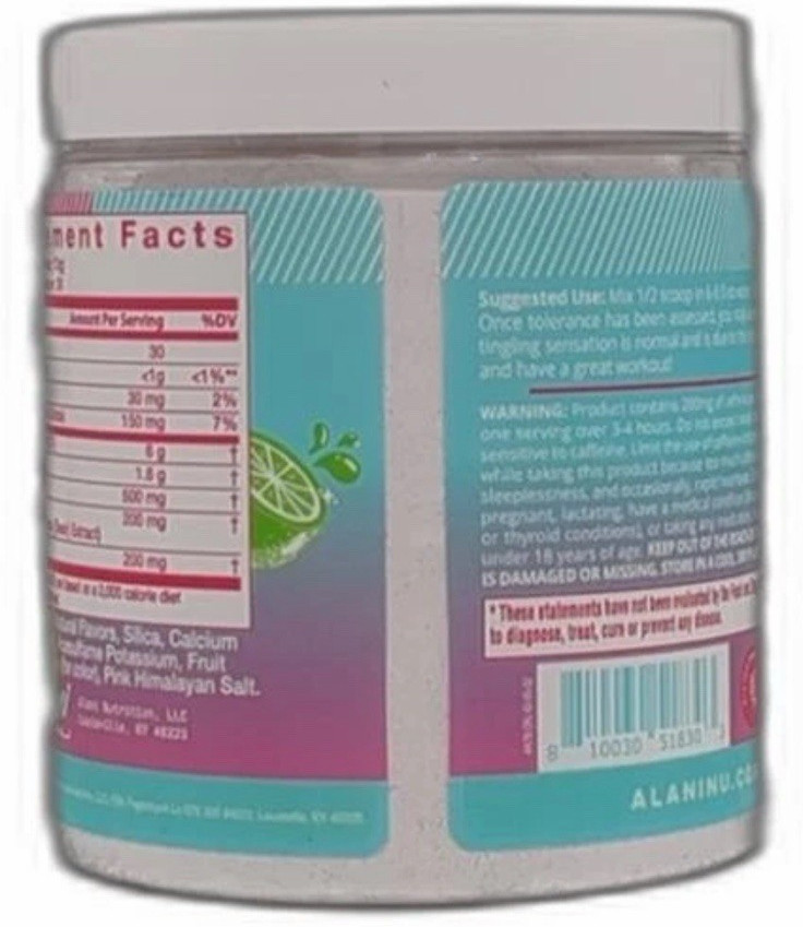 Alani Nu Pre Workout Powder Cherry Twist 30 Servings Exp 01 2028 New
