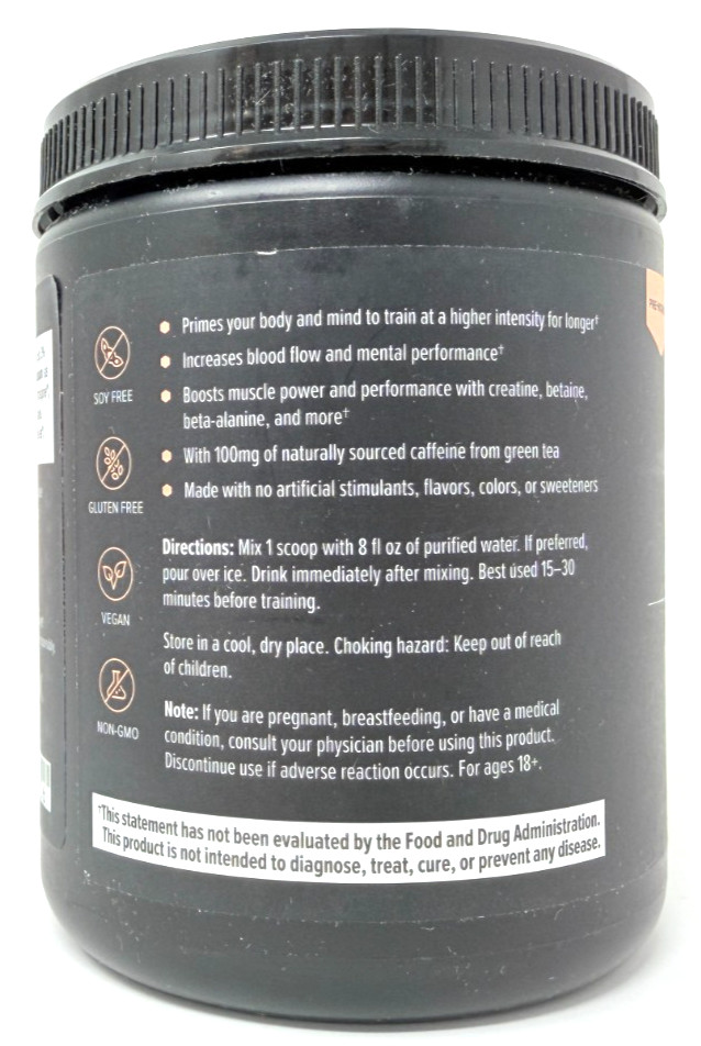 Isagenix Amped Nitro Pre-Workout Performance Booster – Watermelon – EXP 8/2027