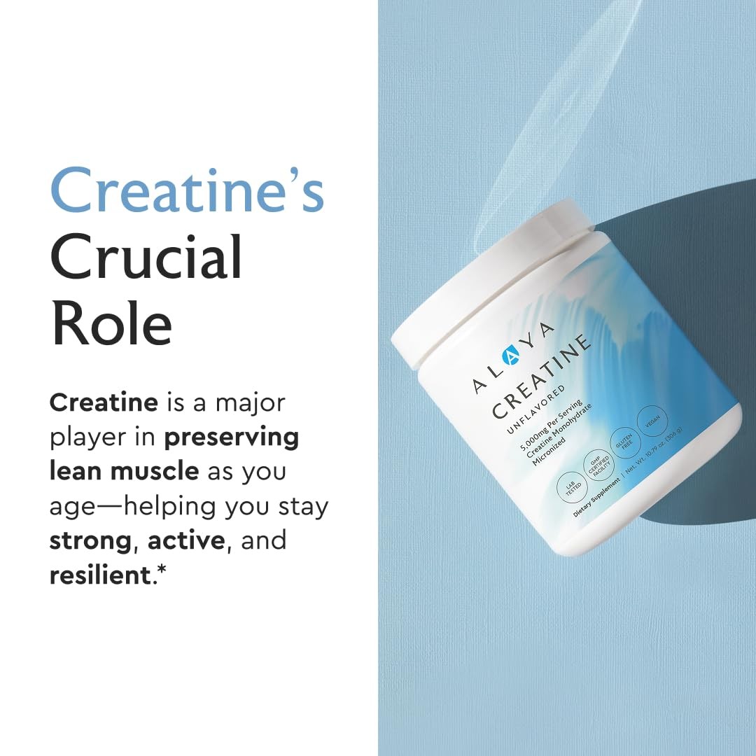Alaya Naturals Micronized Creatine Monohydrate