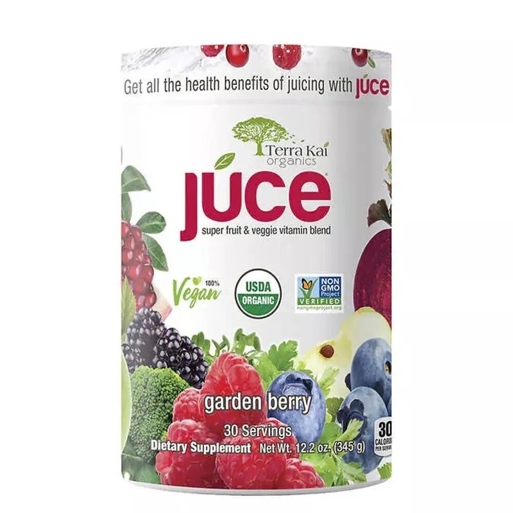 2 PACK – Terra Kai Organics Juce SUPER FRUIT & VEGGIE BLEND Drink. 12.2 oz.