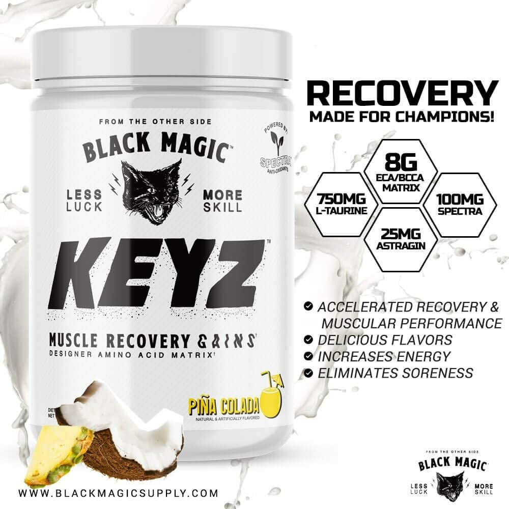 Black Magic Supply Keyz BCAA EAA Amino Acid Blend Recovery Hydration 30 Servings