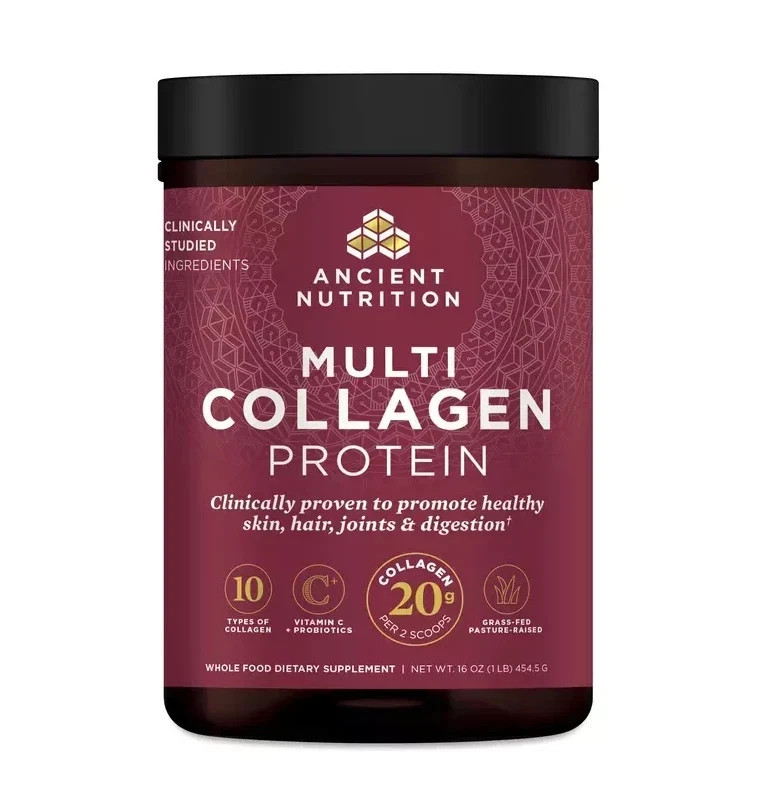 (2 Pack ) Ancient Nutrition Collagen Powder Protein,Unflavored 45- Exp 05/2028