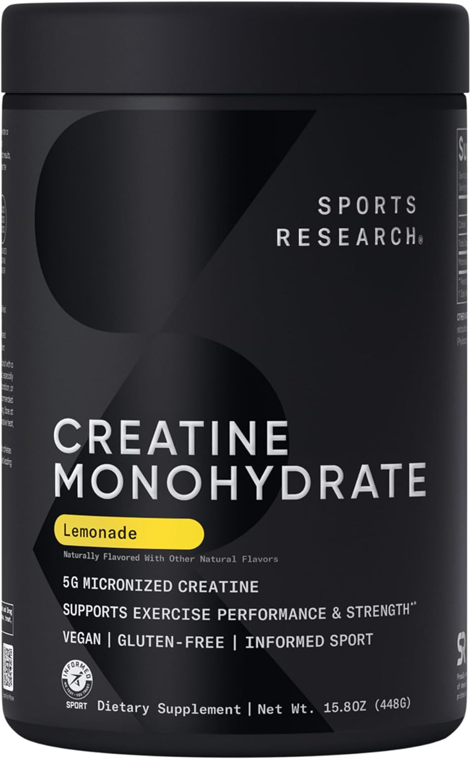 Sports Research® Creatine Monohydrate – Gain Lean Muscle, Improve Performance an