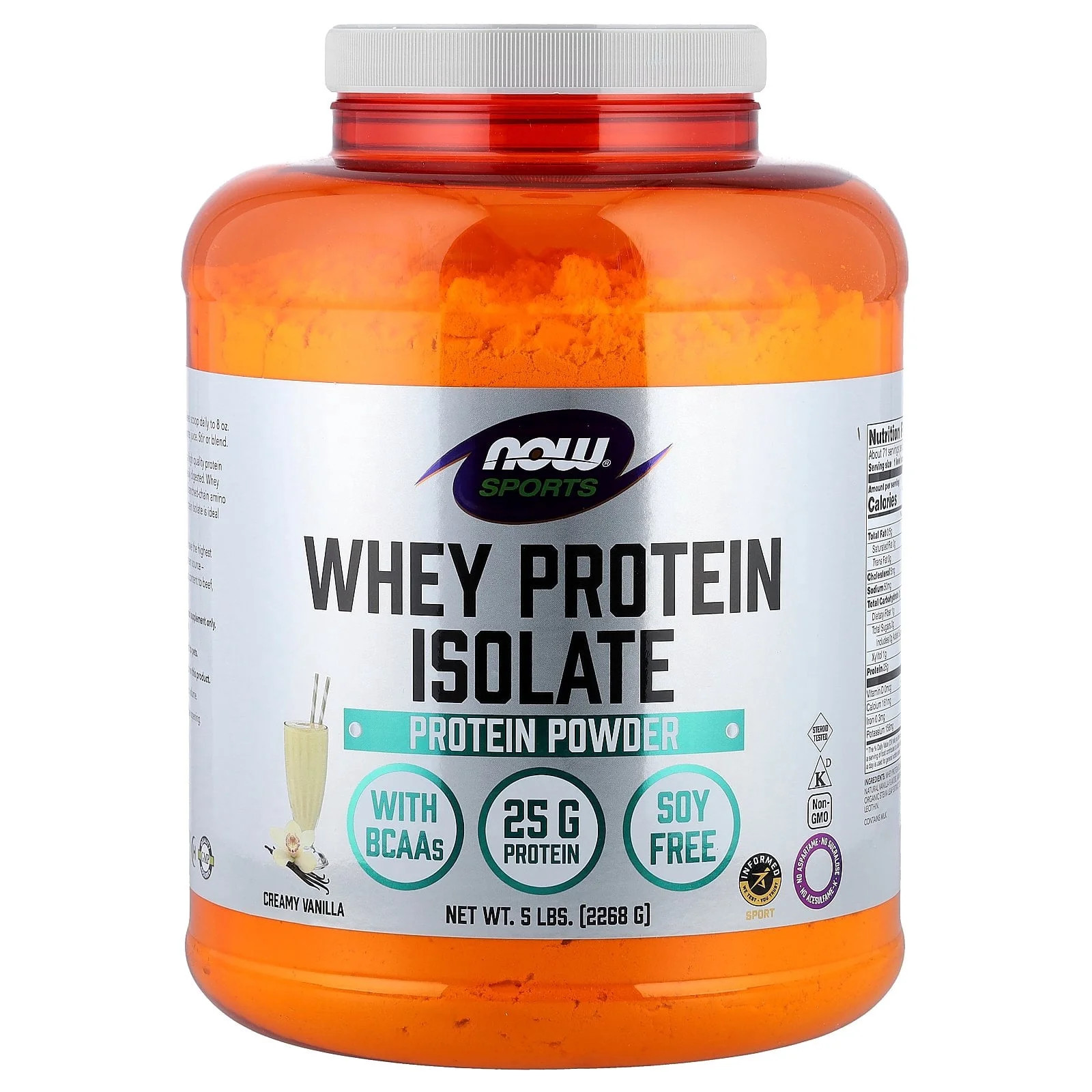 Foods Whey Protein Isolate Vanilla 5 Lbs Powder