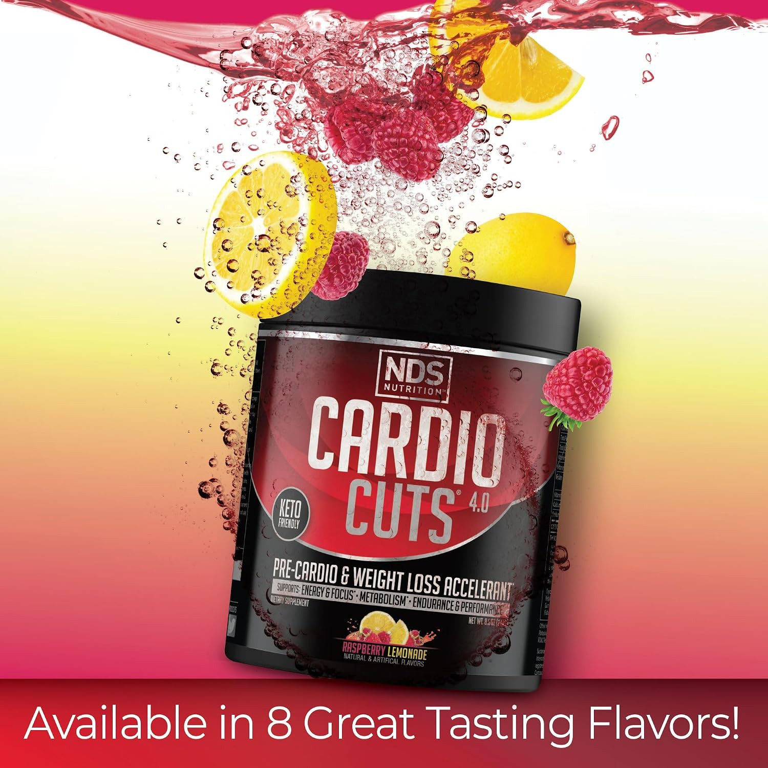 Cardio Cuts 4.0 – Raspberry Lemonade – 8.6 Oz.