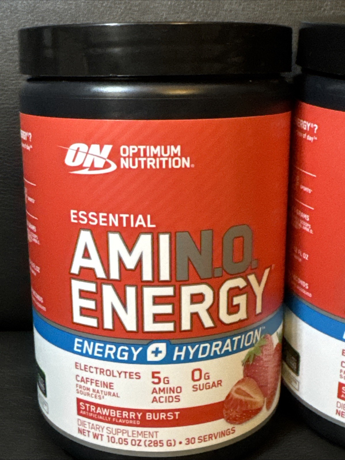 2ct – Amino Energy Plus Electrolytes Powder, Strawberry Burst, 30 Servs 06/2027