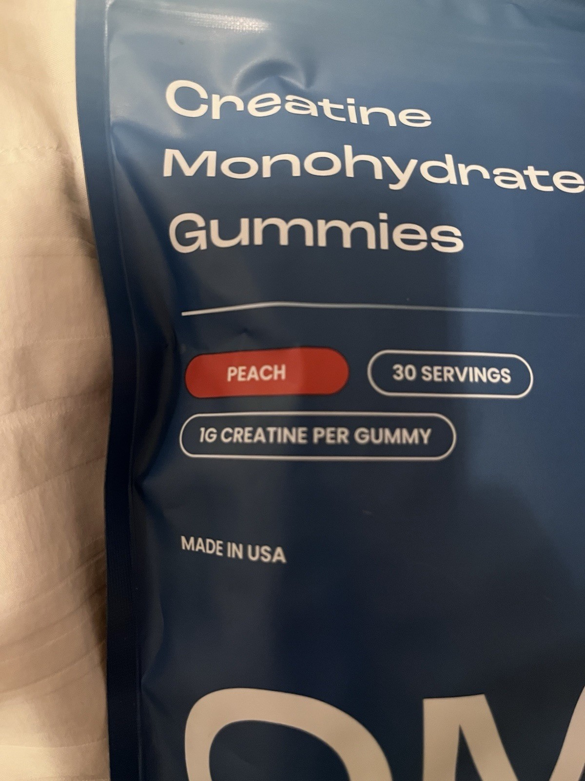 Omni Creatine Monohydrate Gummies Supports Muscle Growth (Peach)