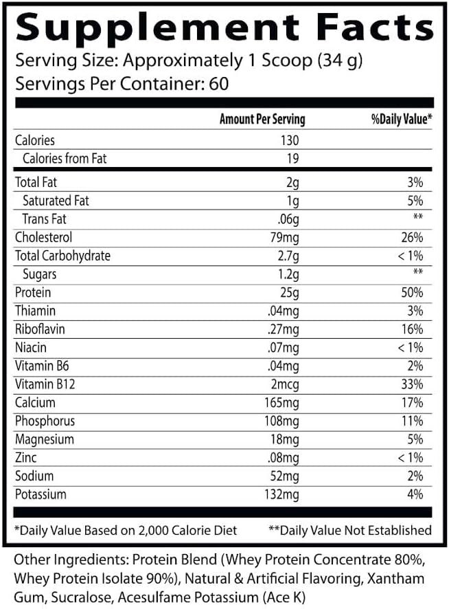 Insane Whey,100% Muscle Building Whey Protein, Post Workout, BCAA Amino Profi…