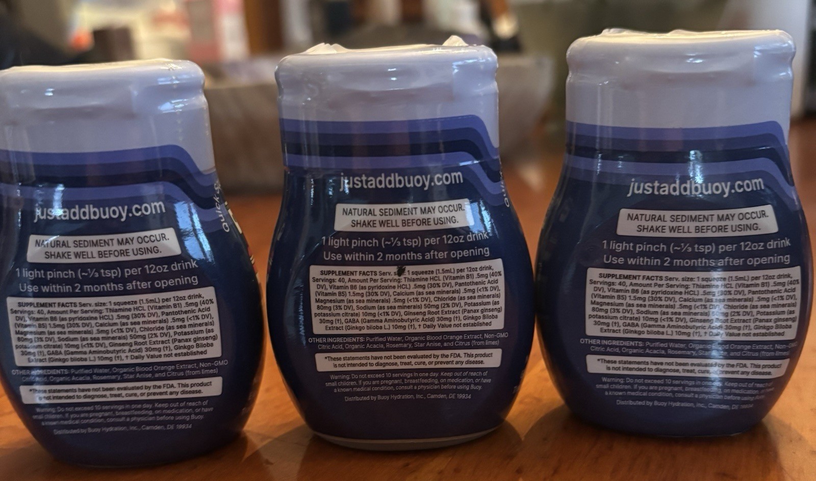 Buoy Brain Health Drops + Hydration Unflavored 3pk