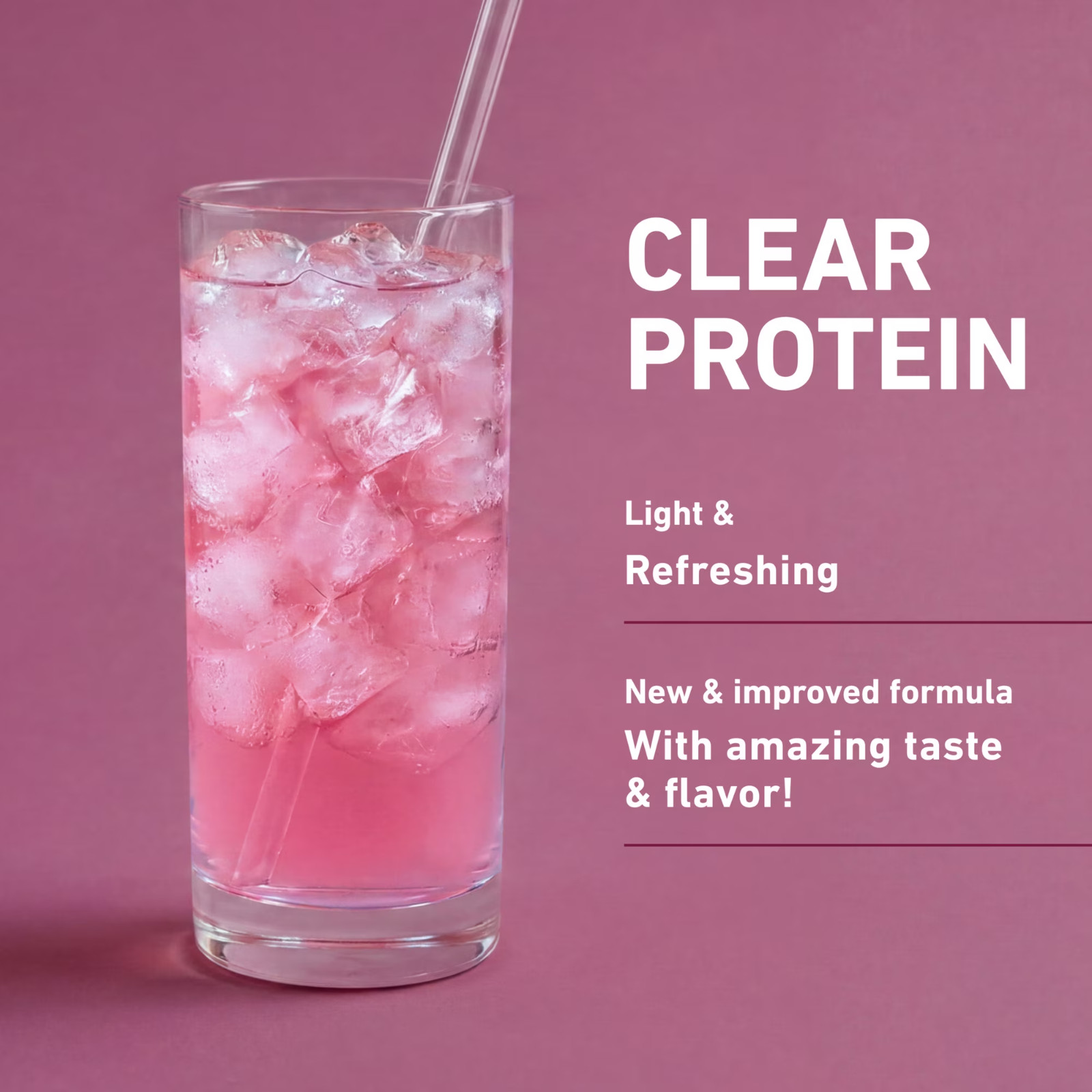 Isopure Clear Low Carb 100% Whey Protein Isolate Powder Mixed Berry, 20g Protein