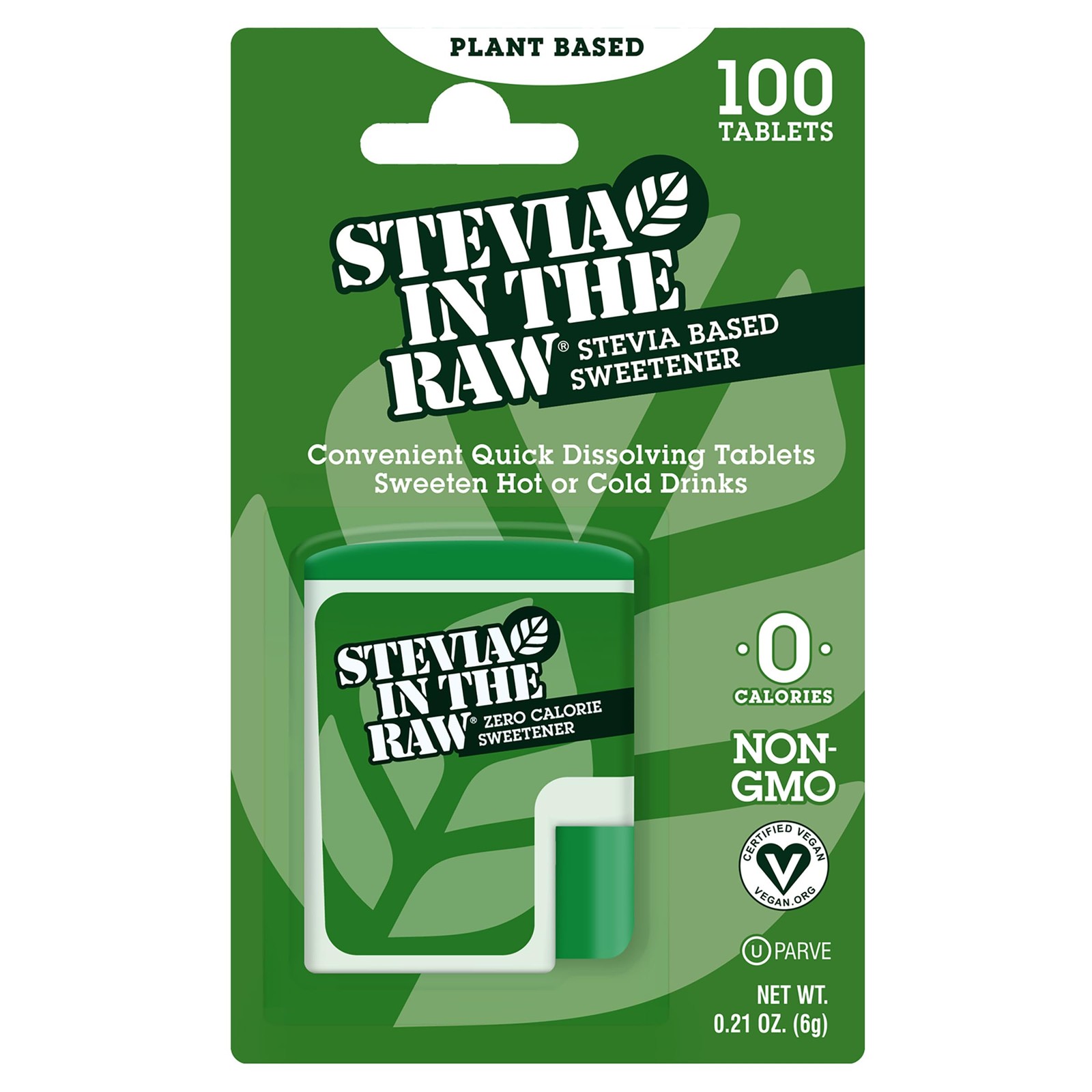 Stevia In The Raw Sweetener Tablets, 100 Ct, 100 Count (Pack of 1)