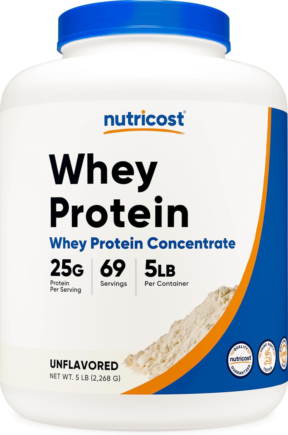 Whey Protein Powder, Unflavored, 5 Pounds – from Whey Protein Concentrate