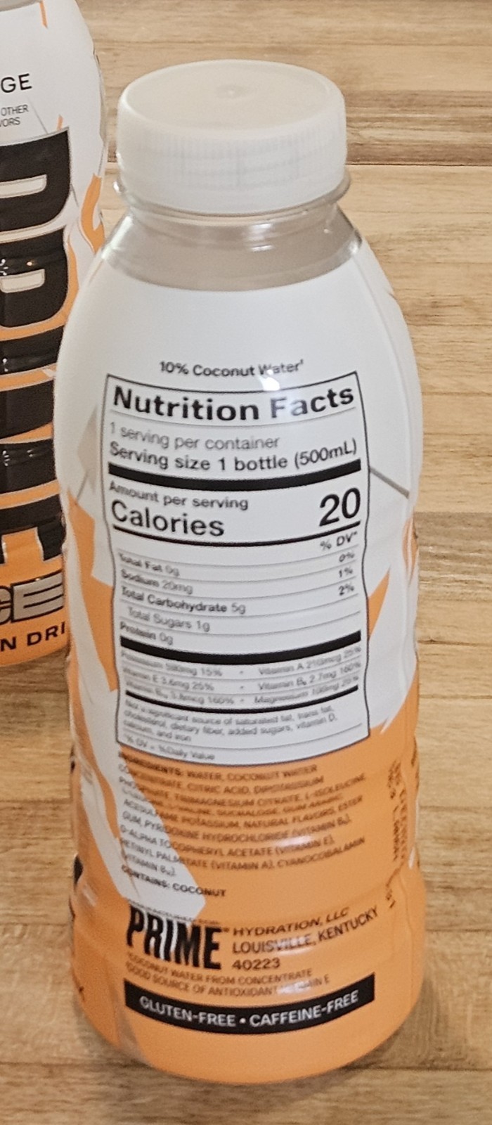 NEW PRIME HYDRATION DRINK 3 X 16.9 FL OZ BOTTLES ORANGE FLAVORED LOGAN PAUL RARE