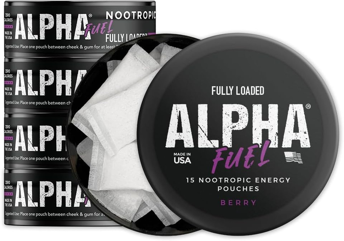 Fully Loaded Alpha Fuel Nootropic Pouches (Berry Fuel) – Nootropic Energy Pouche
