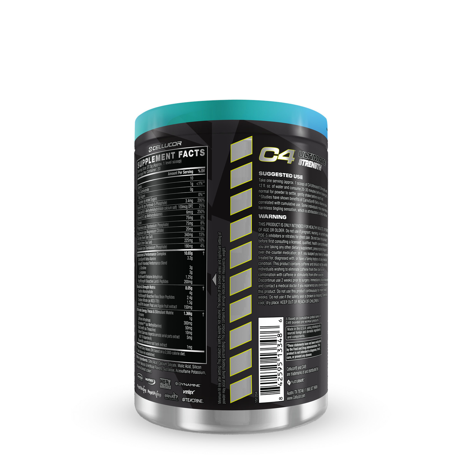 C4 Ultimate Strength Pre-Workout – Frozen Bombsicle (20 Servings)