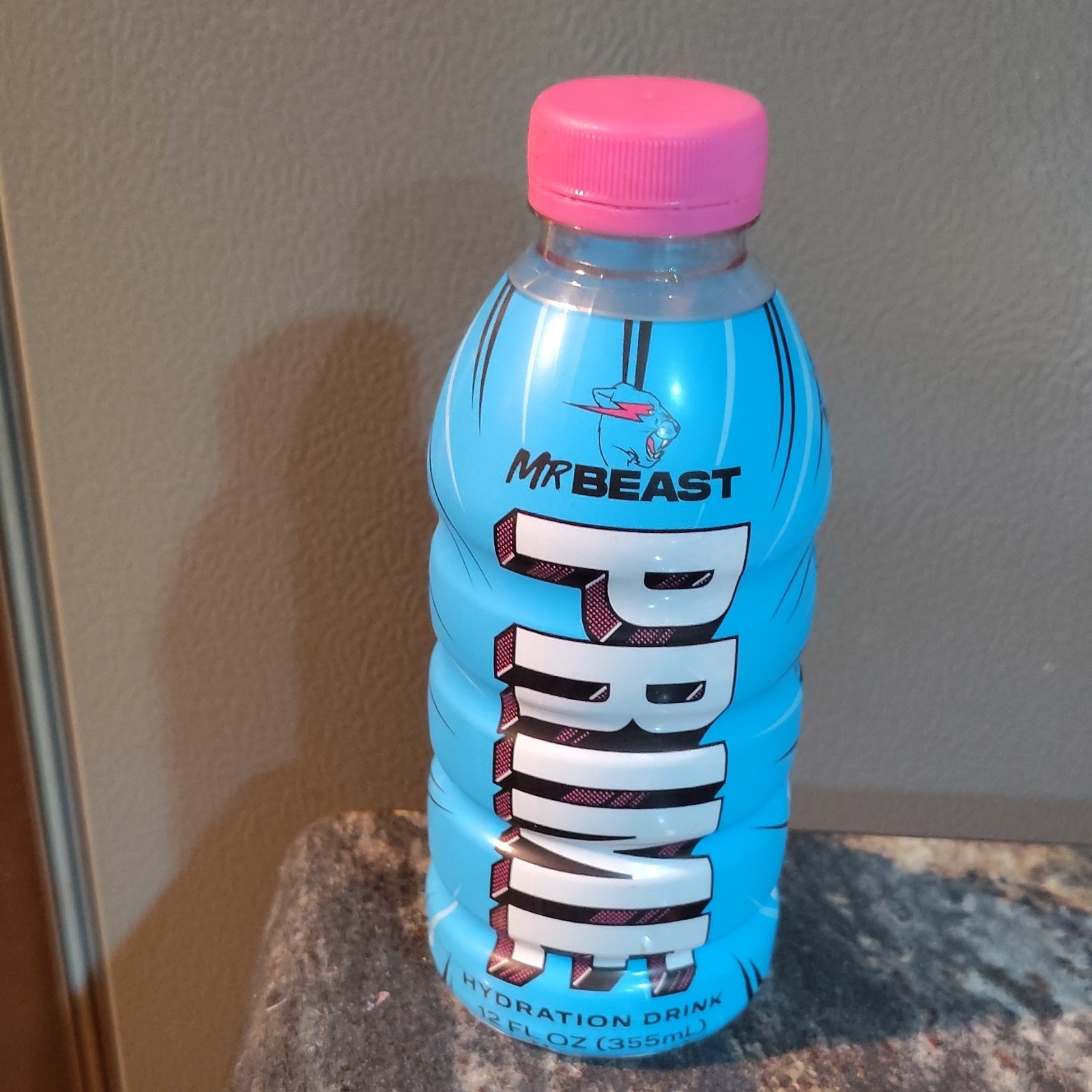 Prime Hydration Drink MrBeast Berry Freeze 12 fl oz Gluten-Free Caffeine-Free