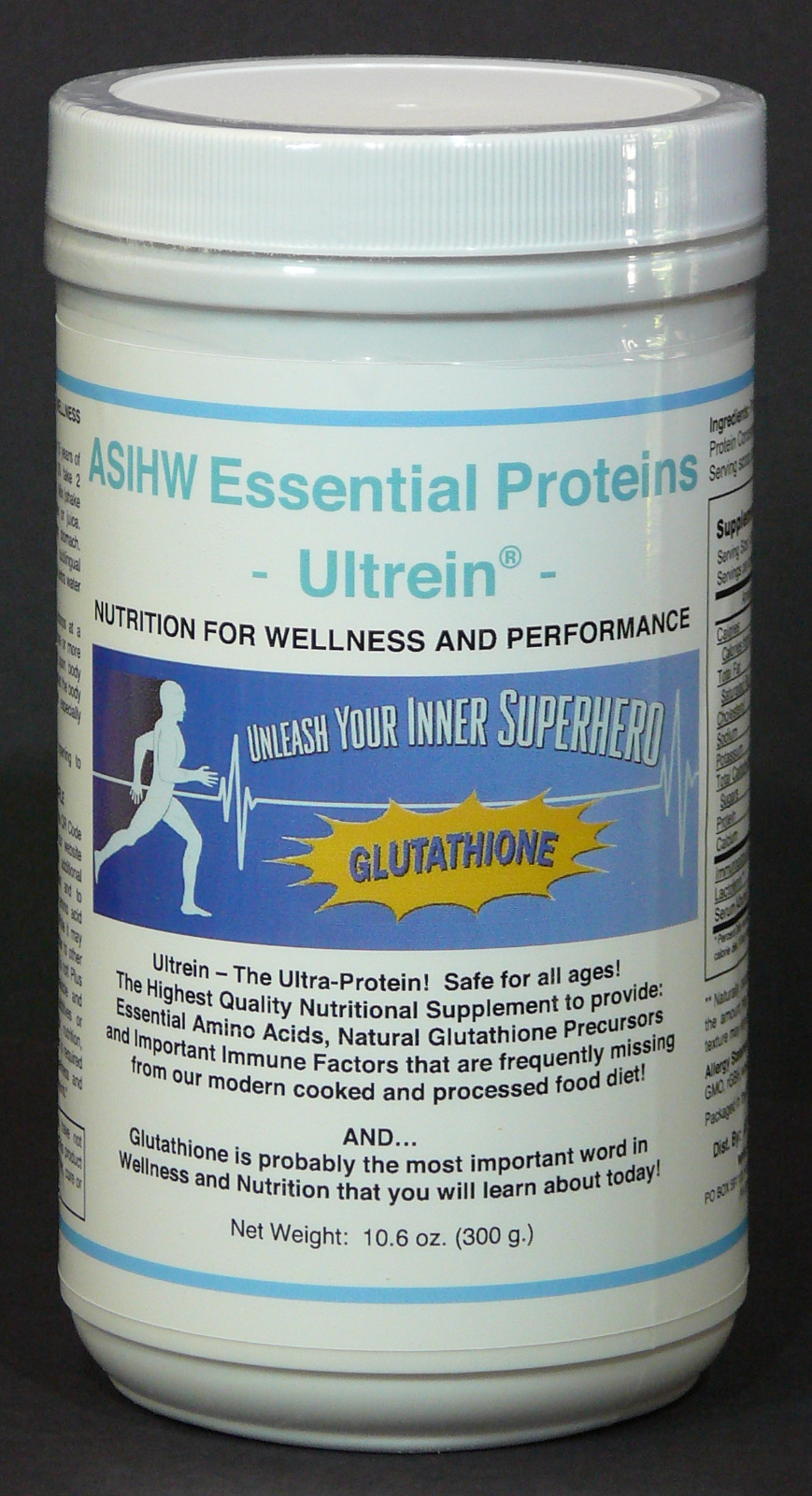 ULTREIN, Natural Whey Protein, Build Your Immune System fight viruses, flu etc