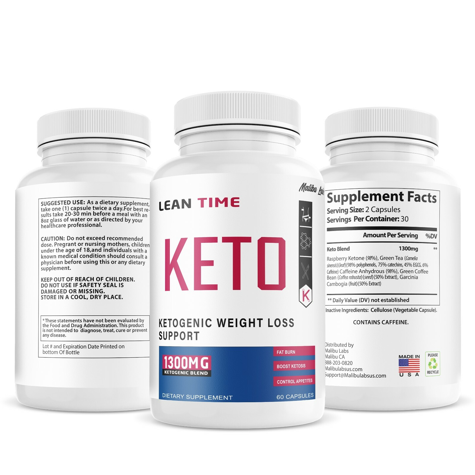 Lean Time Keto, Advanced Formula, Dietary Supplement