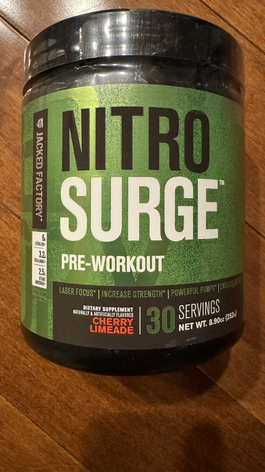 Nitro Surge, Pre-Workout, Black Cherry, 8.78 oz (249 g)