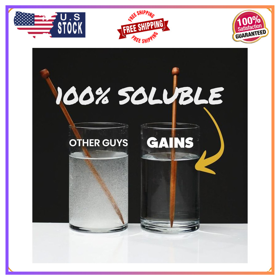 Gains in Bulk Creatine Monohydrate Powder Unflavored 100 Servings