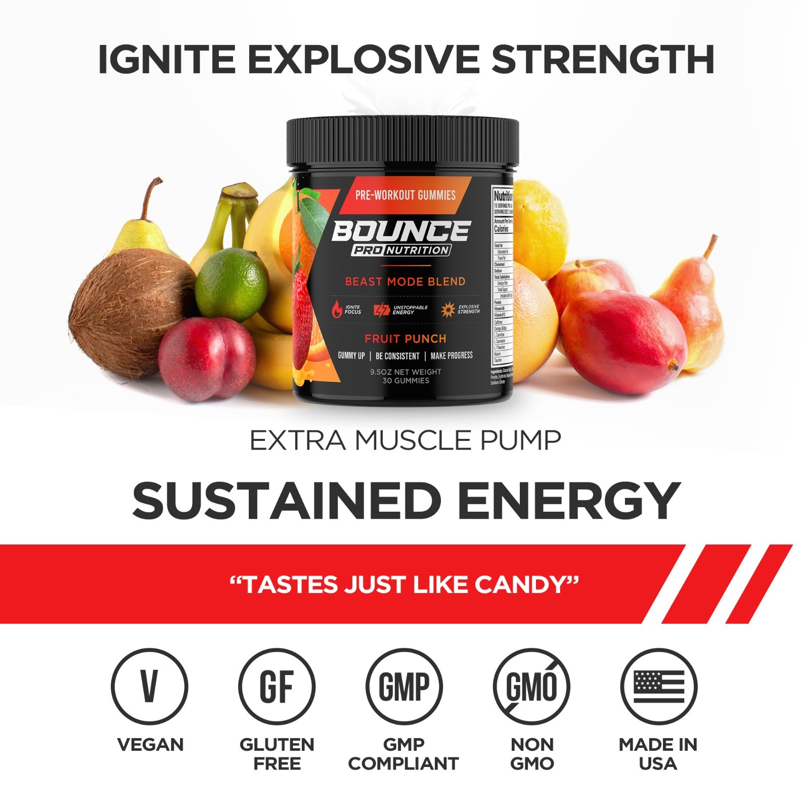 Pre-Workout Gummies – Beast Mode