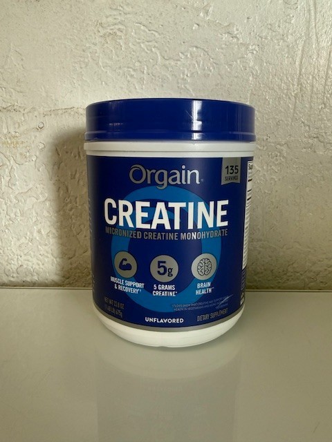 Orgain Creatine Micronized Ceratine Monohydrate Unflavored, 1.48 LB Exp 10/2027