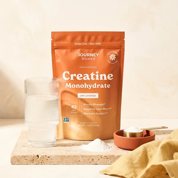 Collagen + Creatine Powder for Women (6g Grass-Fed Bovine Collagen + 3g Creatine