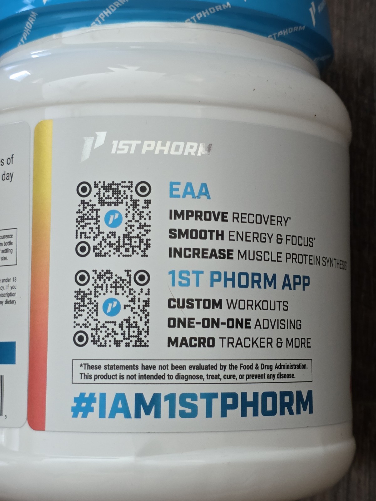 1st Phorm EAA Powder Tropical Mango Gluten Free 60 Servings 1.43 lb