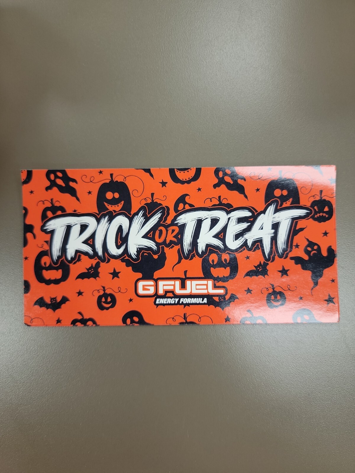 Gfuel Gamma Labs Trick Or Treat Sticker Limited Halloween