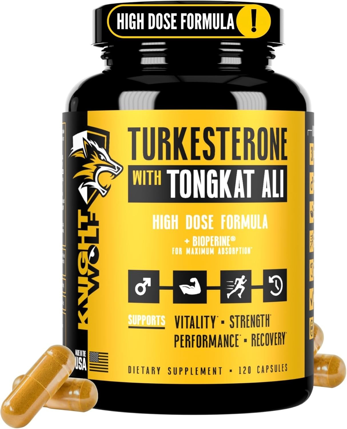 Turkesterone 17,500mg [Max Potency] + 120 Count (Pack of 1),