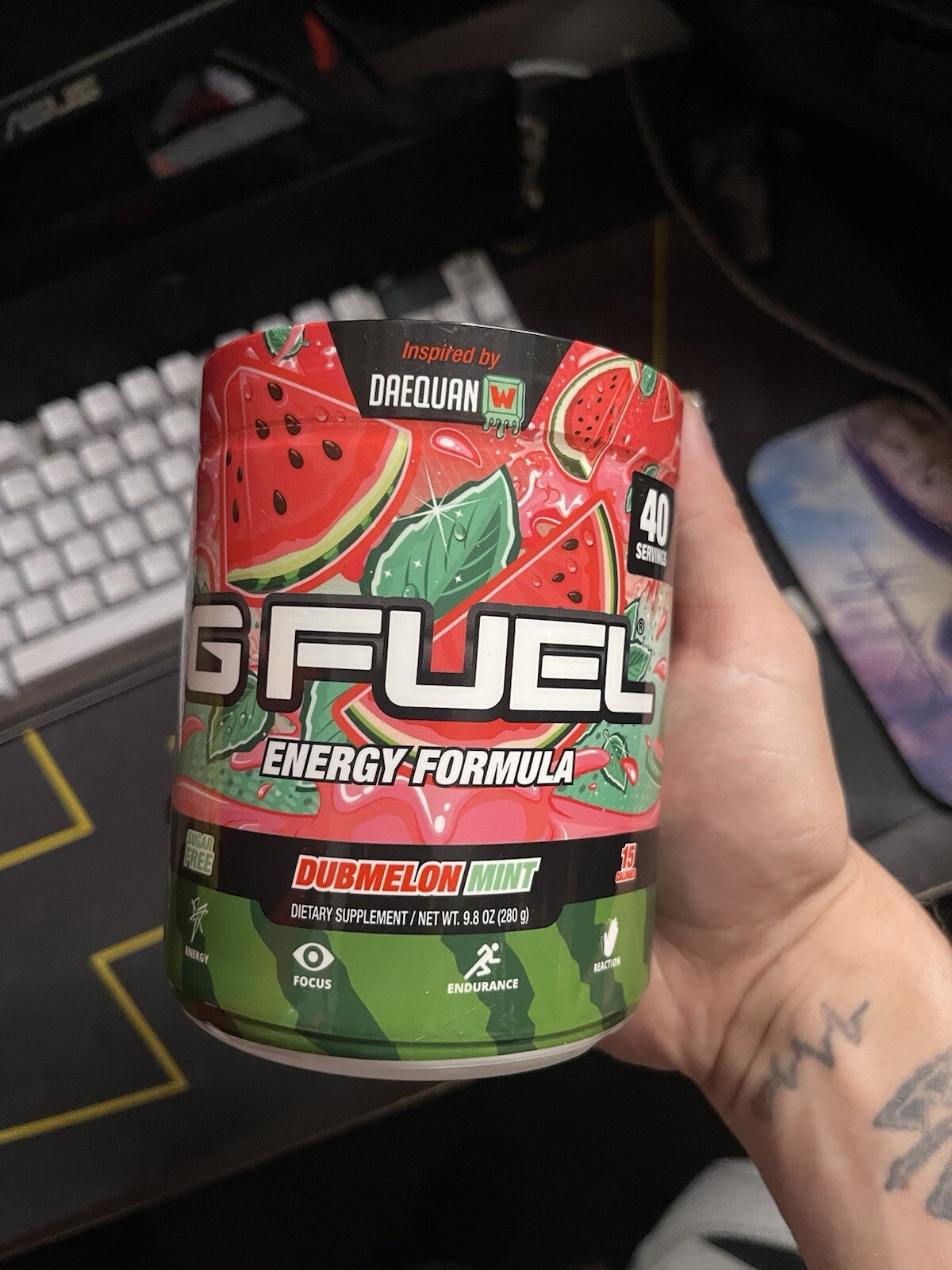 Gfuel Energy Dubmelon Mint Tub *SEALED*