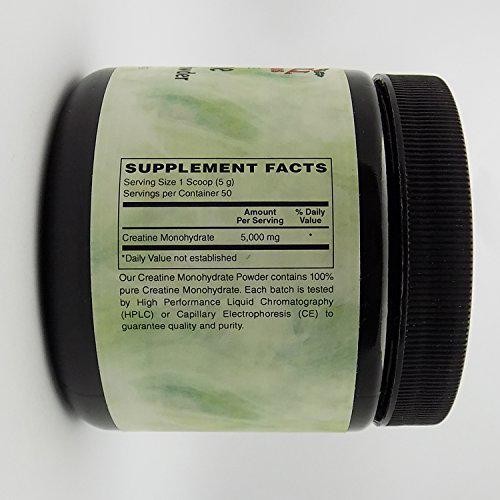 Holly Hill Health Foods, 100% Pure Creatine Monohydrate Powder, 8.8 Ounces