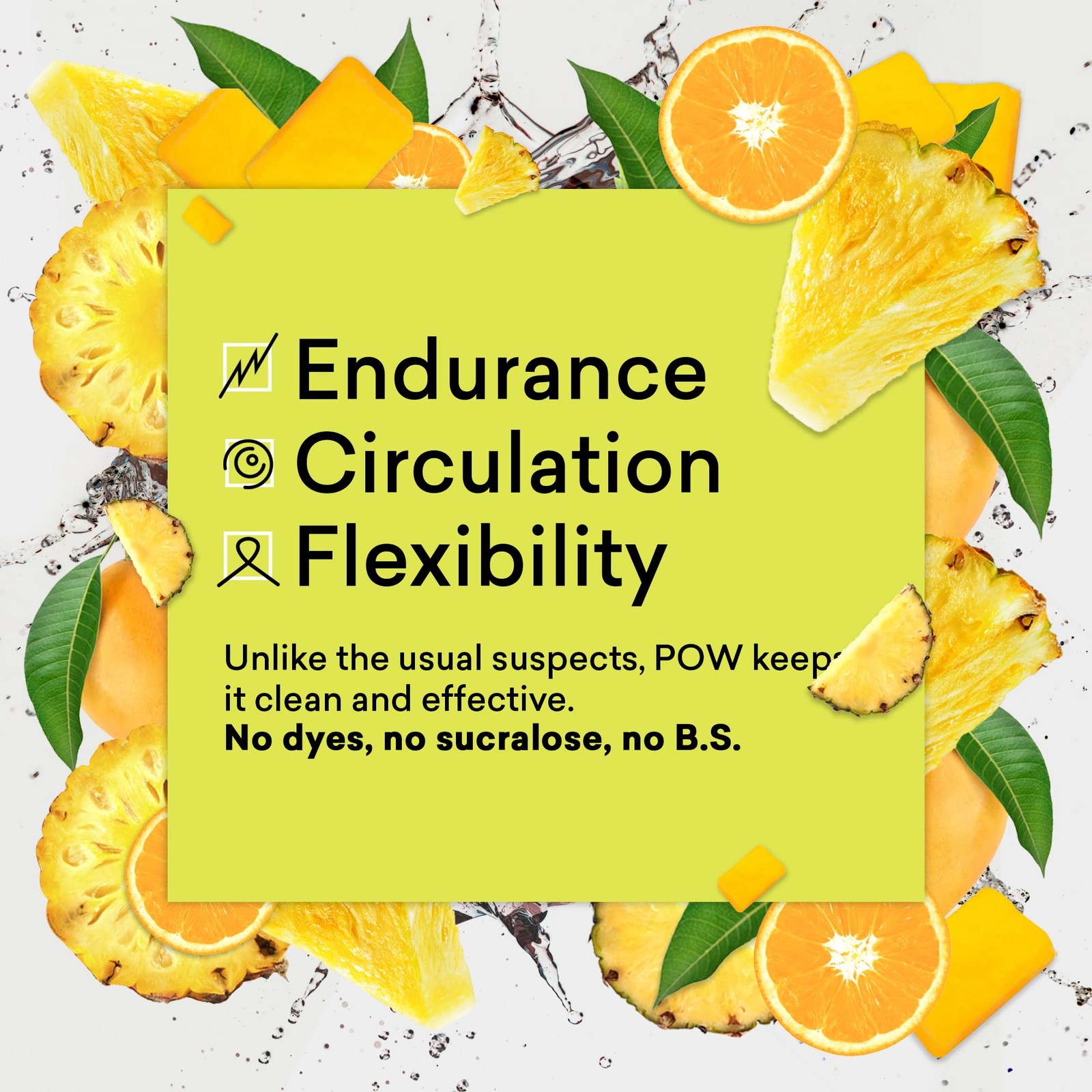 EBOOST POW Pre-Workout Powder Tropical Punch 20 Servings